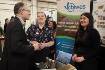 President Summerby-Murray and Geography Students Research Expo 2025