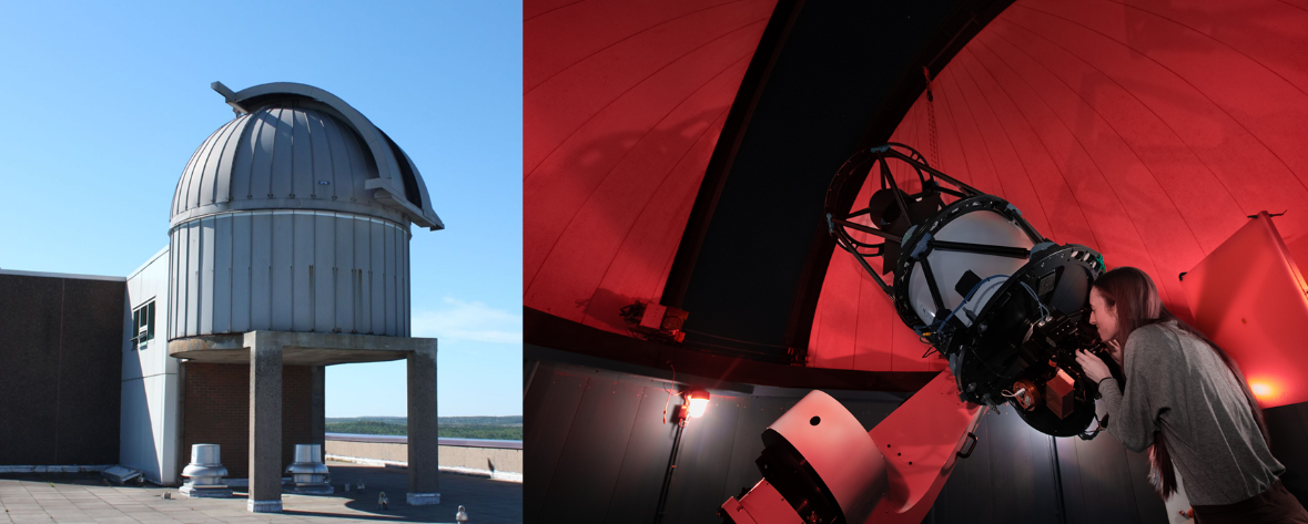 Image showing inside and outside of observatory
